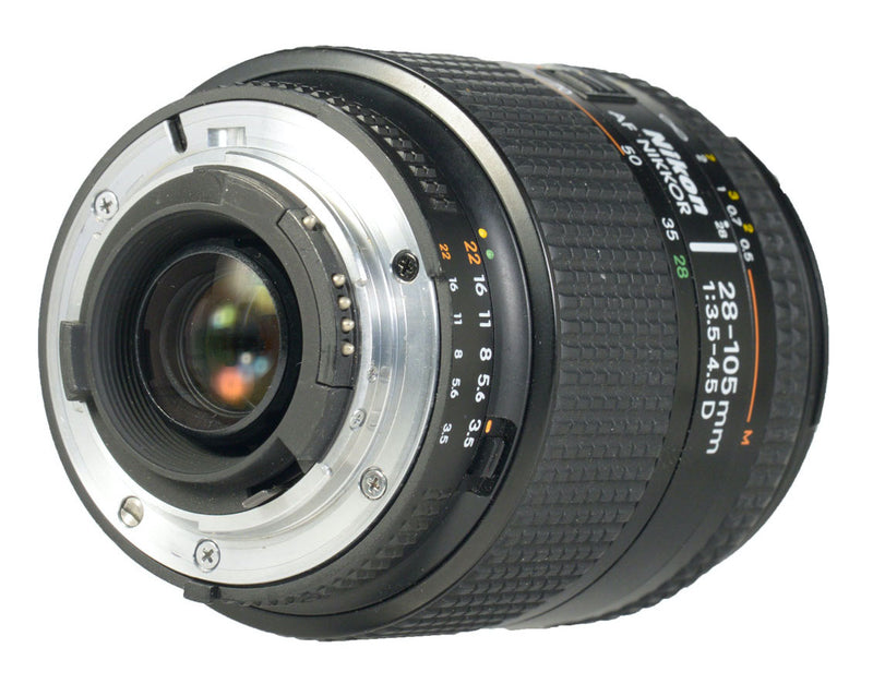 Nikon Zoom Wide Angle-Telephoto AF Zoom Nikkor 28-105mm f/3.5-4.5D IF Autofocus Lens - Used