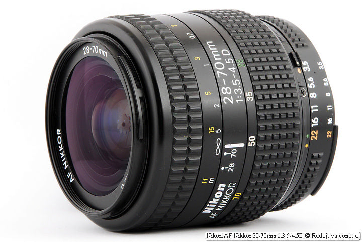 Nikon Zoom Wide Angle-Telephoto 28-70mm f/3.5-4.5 D-AF Autofocus Lens - Used