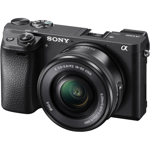 Sony Alpha a6300 Mirrorless Digital Camera with 16-50mm Lens (Black) Open Box