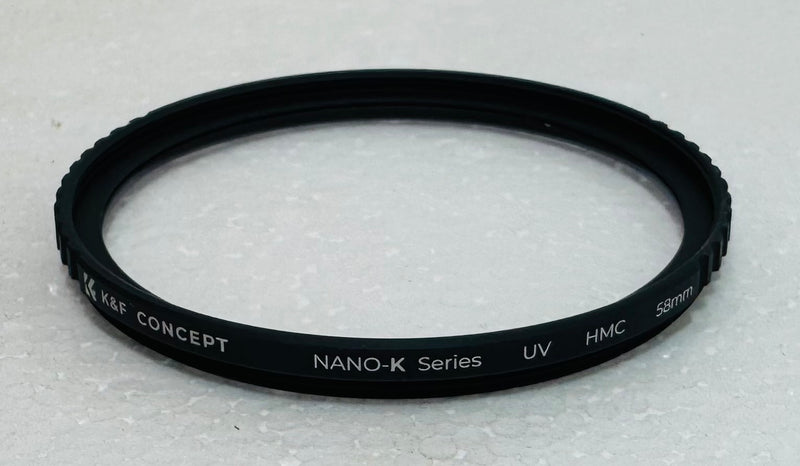 K&F Concept 58mm Nano-K HMC UV Filter - Open Box