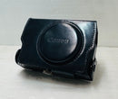 Canon CSC-G12BK Genuine Leather Camera Case for PowerShot G7 X Models - New Open box