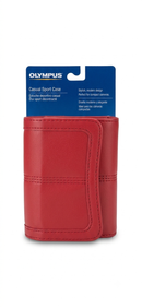 Olympus Casual Sport Padded Camera Case with Snap Closure- Red