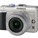 Olympus PEN E-PL1 Digital Camera with 14-42mm Lens - Silver - Pre Owned