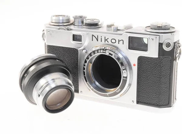 Nikon S2 Rangefinder 35mm Camera with Nikkor 50mm (5cm) f/1.4 S.C. Lens - Used
