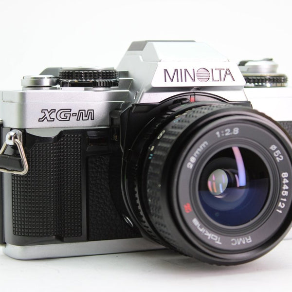 Minolta XG-M Camera with 28mm f/2.8 Lens - Used | Camera Wholesalers