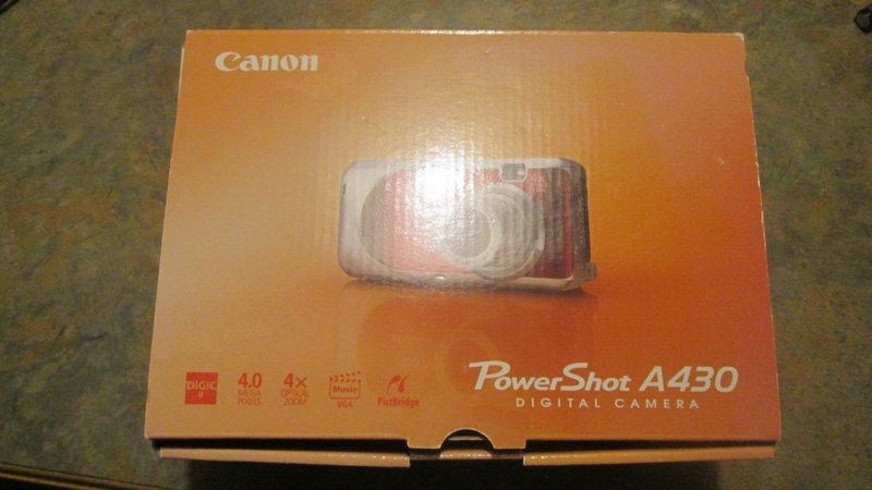 Canon PowerShot A430 Digital Camera (Red) for Parts