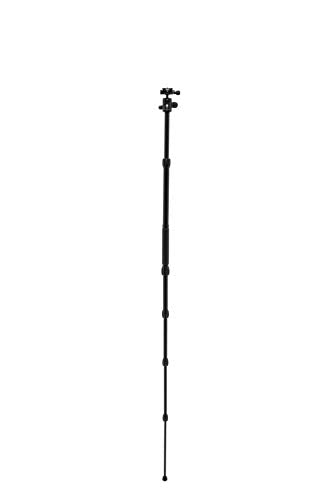 MeFOTO Backpacker Lightweight Aluminum Travel Tripod Kit w/Case, Twist Locks, Double Action Ballhead w/Arca Swiss Plate for Mirrorless/DSLR Sony Nikon Canon Fuji