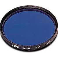 Hoya 49mm 80A Daylight to Tungsten Conversion Glass Filter
