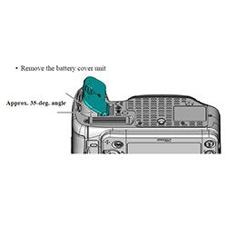 Nikon D7100, D7200 Battery Door Cover Lid Cap 1H998-703