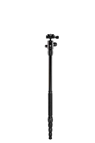 MeFOTO Backpacker Lightweight Aluminum Travel Tripod Kit w/Case, Twist Locks, Double Action Ballhead w/Arca Swiss Plate for Mirrorless/DSLR Sony Nikon Canon Fuji