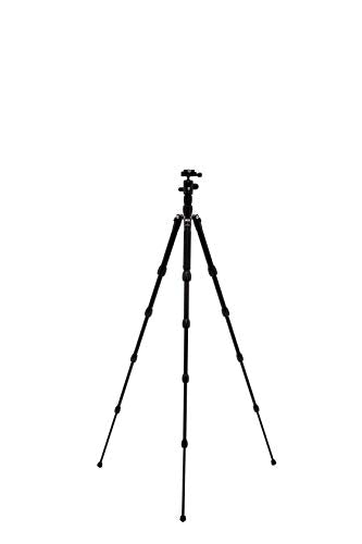 MeFOTO Backpacker Lightweight Aluminum Travel Tripod Kit w/Case, Twist Locks, Double Action Ballhead w/Arca Swiss Plate for Mirrorless/DSLR Sony Nikon Canon Fuji