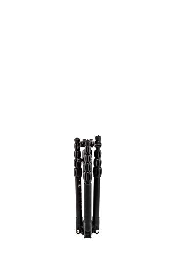 MeFOTO Backpacker Lightweight Aluminum Travel Tripod Kit w/Case, Twist Locks, Double Action Ballhead w/Arca Swiss Plate for Mirrorless/DSLR Sony Nikon Canon Fuji