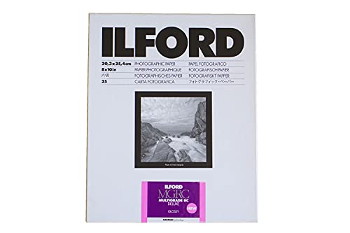 Ilford Multigrade V RC Deluxe Paper (Glossy, 8 x 10", 25 Sheets)