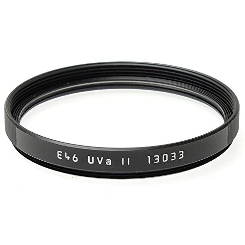 Leica E46 46mm UVa II Glass Filter, Black