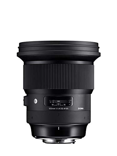Sigma 259965 105mm f/1.4-16 Standard Fixed Prime Camera Lens, Black for Sony E Mount