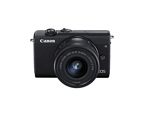 Canon EOS M200 Mirrorless Camera with 15-45mm Lens - Black