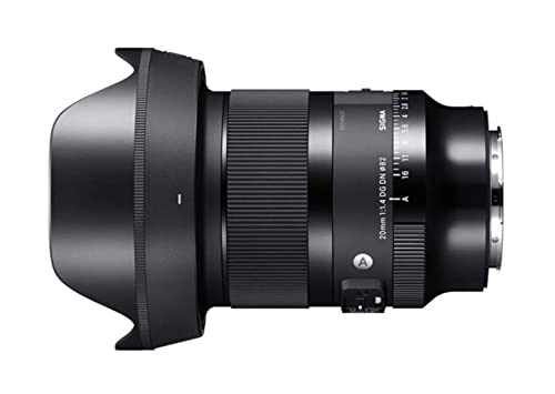 Sigma 20mm f/1.4 DG DN Art Lens for Sony E