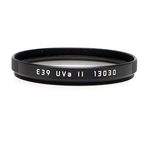 Leica E39 39mm UVa II Glass Filter, Black