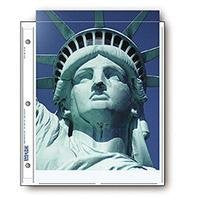Print File Archival Photo Pages Holds Two 8.5x11" Prints, Pack of 25