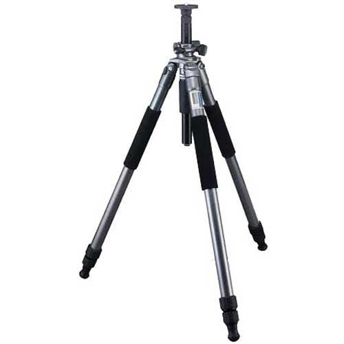 Giottos MT-7371, 3 Section Lava Series, Universal Tripod Legs, Supports up to 22.0 lbs., Maximum Height 69", Metallic Color