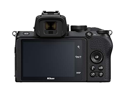 Nikon Z50 Compact Mirrorless Digital Camera with Flip Under Selfie/Vlogger LCD, Body