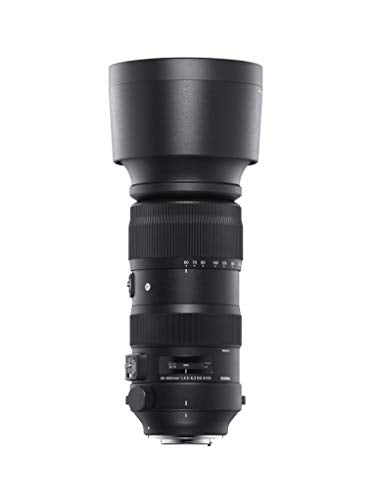 Sigma 60-600mm f/22-32 Fixed Zoom F4.5-6.3 DG OS HSM Camera Lenses, Black (730955), Nikon F