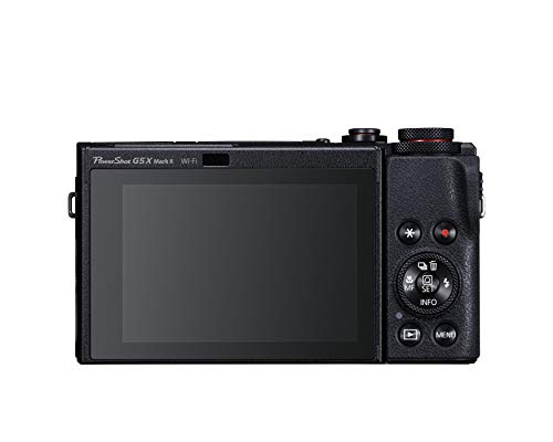 Canon PowerShot G5 X Mark II Digital Camera w/ 1 Inch Sensor, Wi-Fi & NFC Enabled, Black