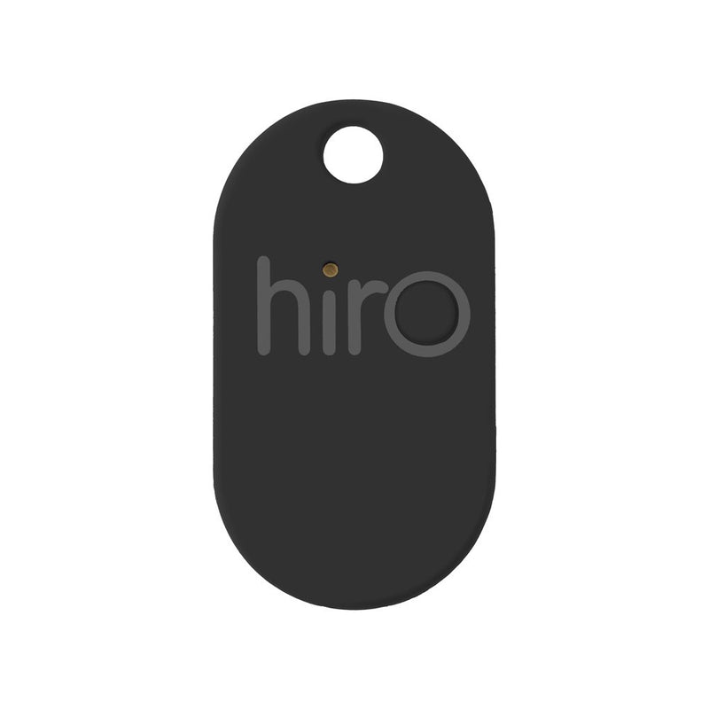 Hiro (v2.0) The Bluetooth Key Finder (Remote, Wallet, Phone Tracker): iOS & Android Compatible (Smartphone App Drops GPS Location on Map) with Rubber Matte Finish