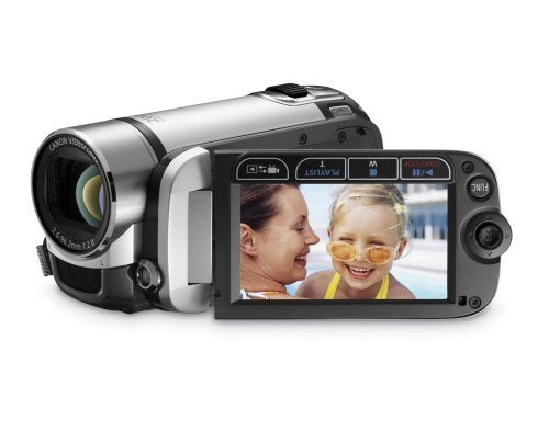 Canon FS200 Flash Memory Camcorder w/41x Advanced Zoom (Misty Silver) - 2009 MODEL (Discontinued by Manufacturer)