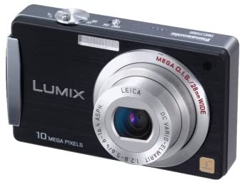 Panasonic Lumix DMC-FX500K 10.1MP Digital Camera with 5x Wide Angle MEGA Optical Image Stabilized Zoom (Black) DMC-FX500-Camera Wholesalers