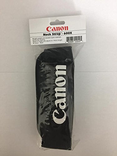 Canon 600X Light Weight Wide Padded Neck Strap Black