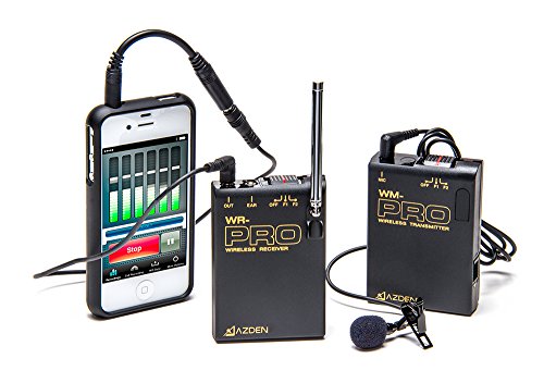 Azden WLX-PRO+i VHF Wireless Microphone System for Smartphones & Tablets