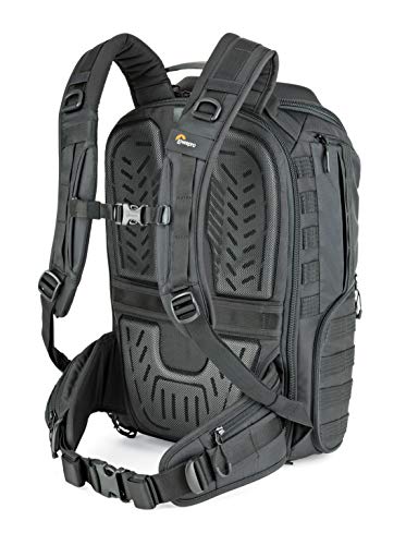 Lowepro ProTactic 450 AW II Black Pro Modular Backpack with All Weather Cover for Laptop Up to 15 Inch, Tablet, Canon/Sony Alpha/Nikon DSLR, Mirrorless CSC and DJI Mavic Drones LP37177-PWW, Black