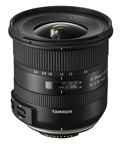 Tamron 10-24mm F/3.5-4.5 Di-II VC HLD Wide Angle Zoom Lens for Nikon APS-C Digital SLR Cameras