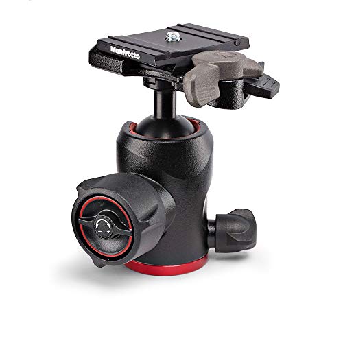 Manfrotto Compact Ball Head 494, Fluid Ball Head for Camera Tripod, Camera Stabilizer, Photography Equipment, for Content Creation, Photography