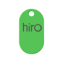 Hiro (v2.0) The Bluetooth Key Finder (Remote, Wallet, Phone Tracker): iOS & Android Compatible (Smartphone App Drops GPS Location on Map) with Rubber Matte Finish