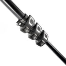 Manfrotto Aluminum 3-Section Tripod,Black