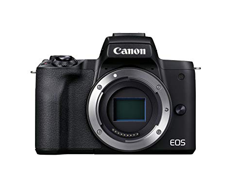 Canon EOS M50 Mark II Mirrorless Digital Camera with 15-45mm and 55-200mm Lenses (Black)