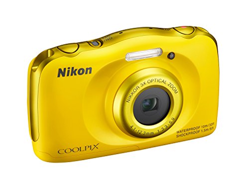 Nikon COOLPIX S33 Digital Camera (Yellow)