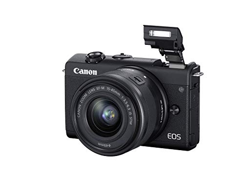 Canon EOS M200 Mirrorless Camera with 15-45mm Lens - Black