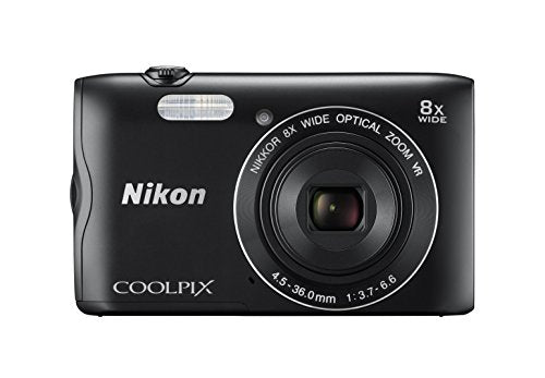 Nikon Coolpix A300 Compact Digital Camera - Black