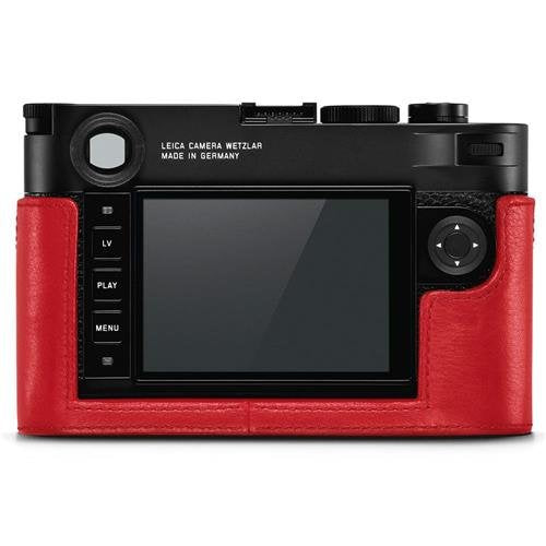 Leica M10 Protector, Leather, Red