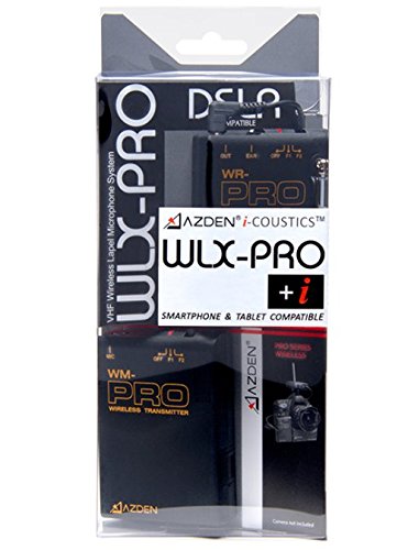 Azden WLX-PRO+i VHF Wireless Microphone System for Smartphones & Tablets