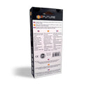 ZFUTURE Ear-Rupters, Flat Wire-tagle Free, Ear Buds, with Mic, Volume Control, Music Control, 3 Sets of Ear Gels