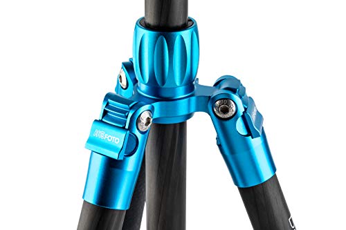 MeFOTO Backpacker Lightweight Aluminum Travel Tripod Kit w/Case, Twist Locks, Double Action Ballhead w/Arca Swiss Plate for Mirrorless/DSLR Sony Nikon Canon Fuji