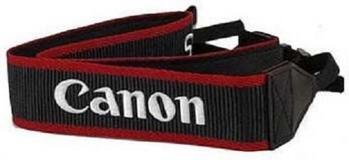 Genuine Original OEM Canon Red 1 Width Neck Strap for Canon EOS and EOS Rebel Series DSLR Cameras