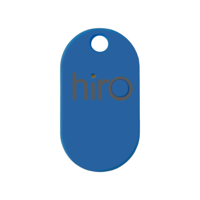 Hiro (v2.0) The Bluetooth Key Finder (Remote, Wallet, Phone Tracker): iOS & Android Compatible (Smartphone App Drops GPS Location on Map) with Rubber Matte Finish