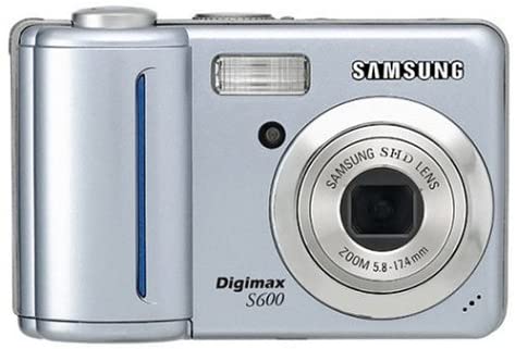 Samsung Digimax S600 6MP Digital Camera with 3x Optical Zoom (Silver)-Camera Wholesalers