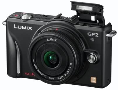 Panasonic Lumix DMC-GF2 12 MP Micro Four-Thirds Mirrorless Digital Camera with 3.0-Inch Touch-Screen LCD and 14mm f/2.5 G Aspherical Lens (Black)-Camera Wholesalers