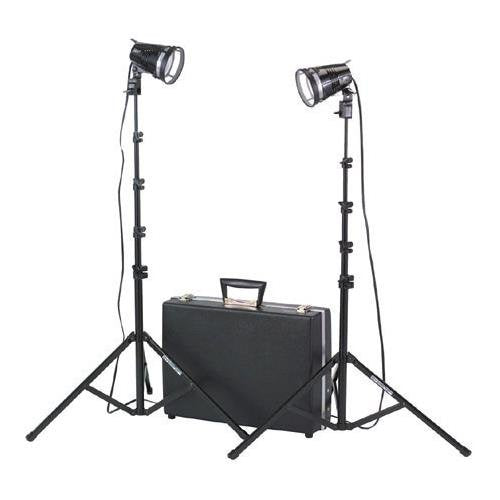 Smith Victor K102 2 700SG Quartz Light, 1200-Watt Location Kit with 650 Attache Carrying Case.